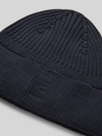 camel active Beanie mit Label-Stitching Marine 2