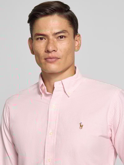 Polo Ralph Lauren Custom fit vrijetijdsoverhemd met button-downkraag Rosé - 3