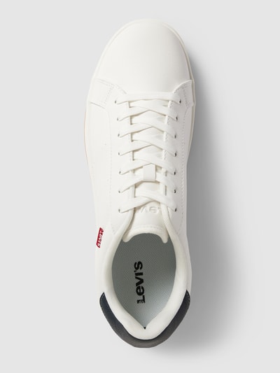 Levi’s® Acc. Sneakers met vetersluiting, model 'PIPER' Wit - 4