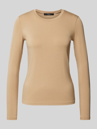 Weekend Max Mara Shirt met lange mouwen en ronde hals, model 'MULTIE' Camel - 2