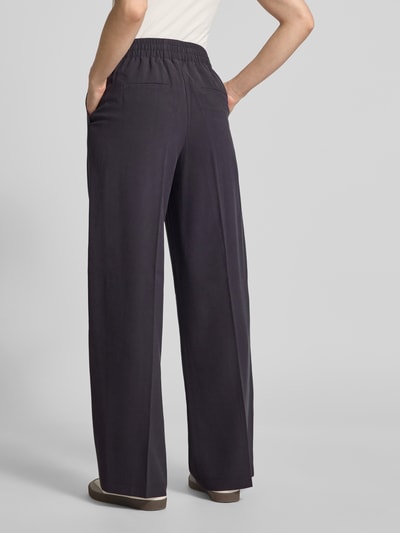 Vero Moda Wijde broek van viscosemix, model 'CARMEN' Donkerblauw - 5