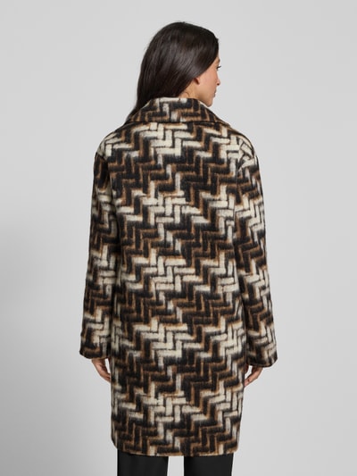 Brax Lange jas met reverskraag, model 'DAVOS' Chocoladebruin - 5