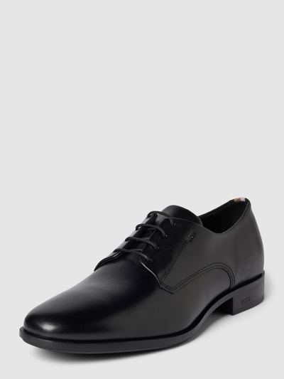 BOSS Derby schoenen van leer, model 'Colby' Zwart - 1