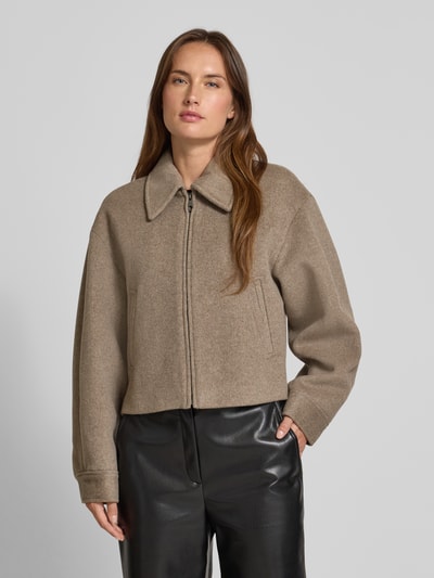 Mango Jacke mit Viskose-Anteil Modell 'CANDYX' Beige 4