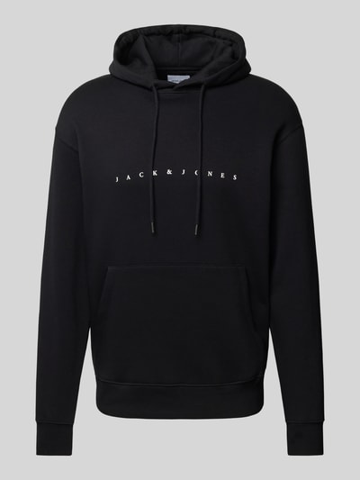 Jack & Jones Hoodie met labelprint Zwart - 2