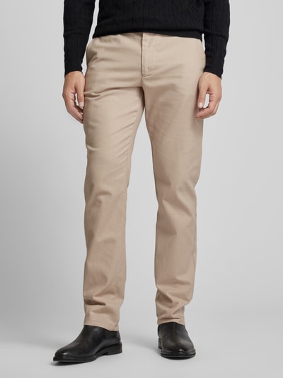 Christian Berg Men Broek met steekzakken Beige - 4