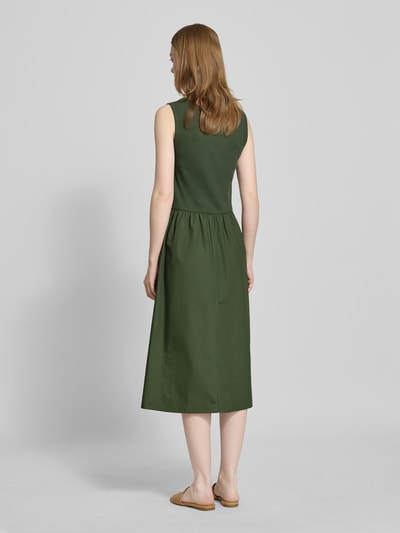 Soyaconcept Midikleid mit Raffungen Modell 'RACHELLE' Dunkelgruen 5