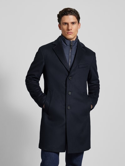 JOOP! Collection Wollmantel im Double-Layer-Look Modell 'Morris' Marine 4