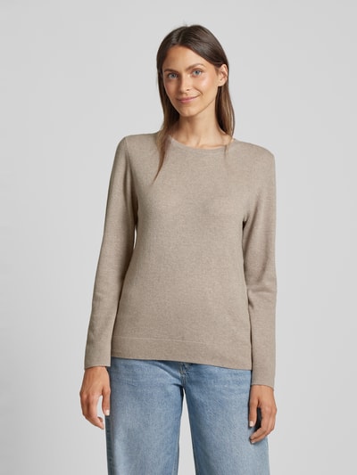 (The Mercer) N.Y. Kaschmirpullover mit Rundhalsausschnitt Taupe 4