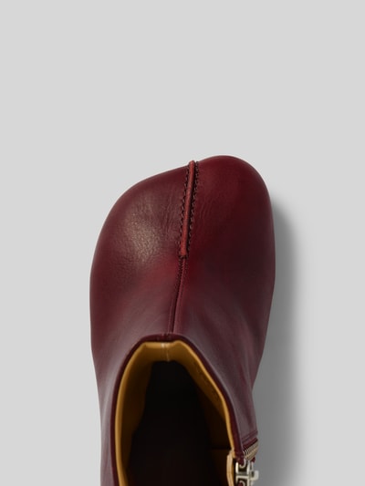 MM6 Maison Margiela Stiefelette mit Reißverschluss Mittelbraun 4