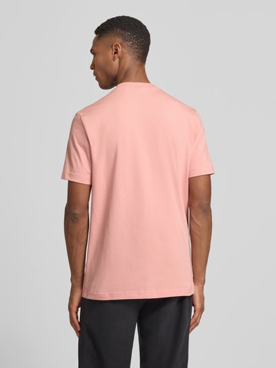 BOSS Green Regular Fit T-Shirt aus Baumwoll-Mix Modell 'TEE' Pink 5