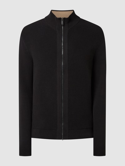 MCNEAL Strickjacke mit Stehkragen Schwarz 2