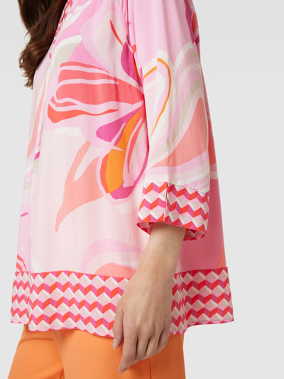 Betty Barclay Bluse aus Viskose mit Allover-Muster Pink 3