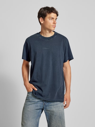 G-Star Raw Oversized T-shirt met labelprint Antraciet - 4