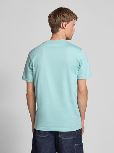 Calvin Klein Jeans T-Shirt mit Label-Stitching und Rundhalsausschnitt Mint 5