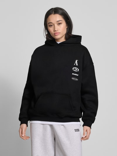 ANOTHER COTTON LAB Oversized Hoodie mit Kapuze Black 4