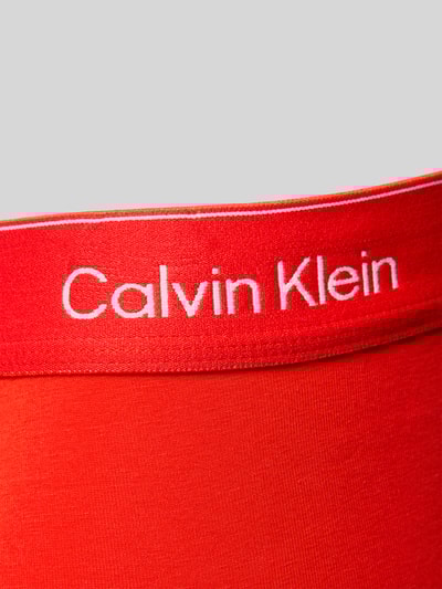 Calvin Klein Underwear Trunks mit elastischem Logo-Bund im 5er-Pack Rot 2