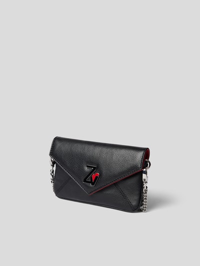 Zadig & Voltaire Pochette mit Label-Applikation Schwarz 2