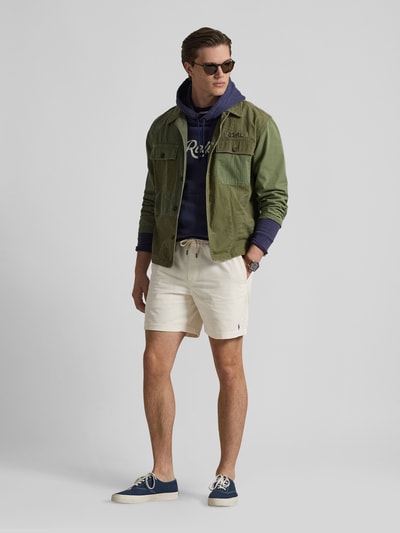 Polo Ralph Lauren Regular Fit Shorts aus Kordsamt Offwhite 1
