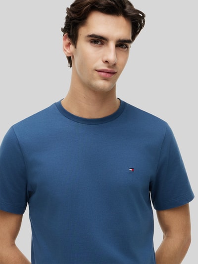 Tommy Hilfiger Regular Fit T-Shirt aus reiner Baumwolle Petrol 3