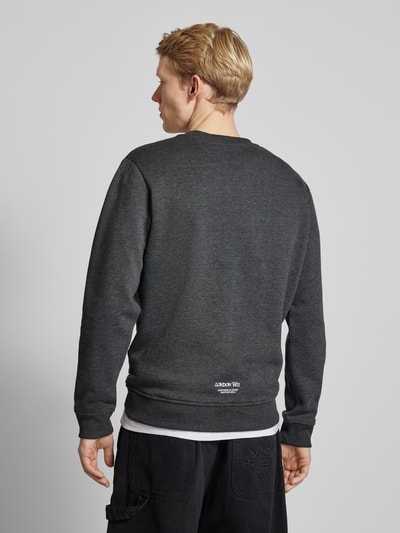 Pepe Jeans Sweatshirt mit Label-Stitching Modell 'DAMIAN' Black 5