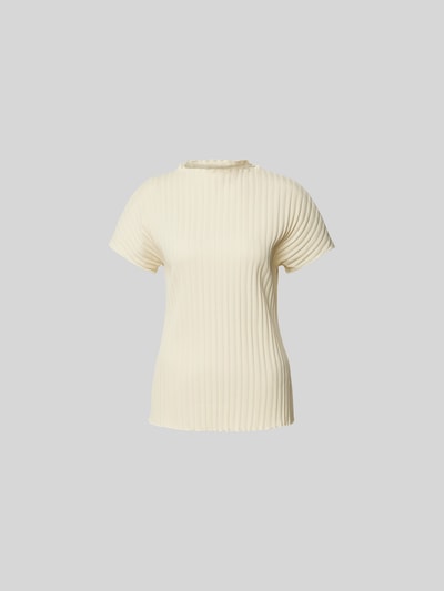 Filippa K T-Shirt in Strick-Optik Weiss 2