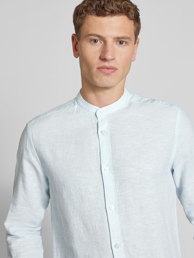 Only & Sons Koszula casualowa o kroju regular fit ze stójką model ‘CAIDEN’ Jasnoniebieski 3