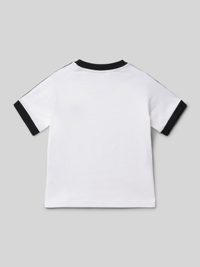 adidas Originals T-Shirt mit Label-Stitching Weiss 3