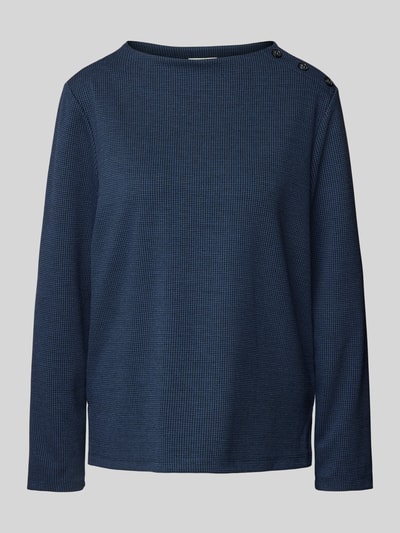 Tom Tailor Regular Fit Sweatshirt mit Viskose-Anteil Jeansblau 2