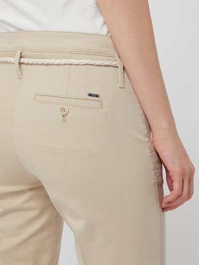 Brax Korte chino van katoen, model 'Mel' Beige - 3