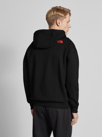 The North Face Hoodie met labelprint Zwart - 5