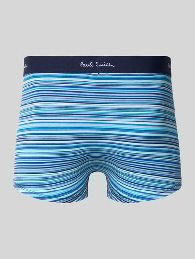 PAUL SMITH Trunks mit elastischem Logo-Bund im 3er-Pack Blau 3
