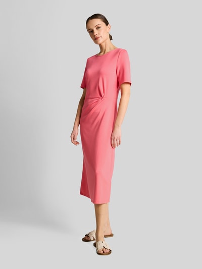 Tom Tailor Regular Fit Midi-Kleid mit Knoten-Detail Pink 1