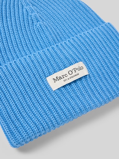 Marc O'Polo Beanie aus reiner Baumwolle Blau 2