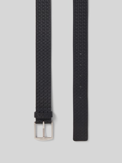 CK Calvin Klein Riem van buffelleer met logomotief  - 3