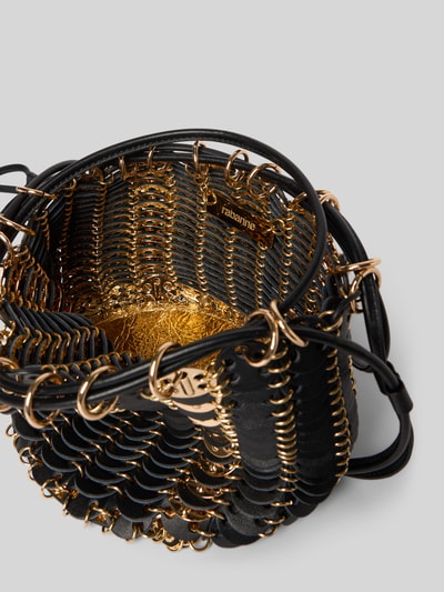 Rabanne Bucket Bag mit Gliederketten Black 5