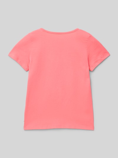 Tom Tailor Regular Fit T-Shirt aus reiner Baumwolle Koralle 3