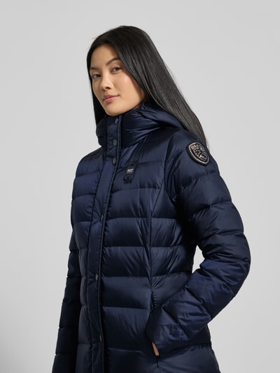 Blauer Usa Płaszcz puchowy z kapturem model ‘ANITA’ Ciemnoniebieski 3