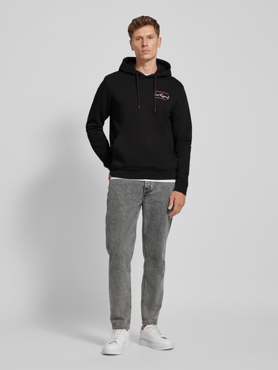 Karl Lagerfeld Hoodie met labelprint Zwart - 1