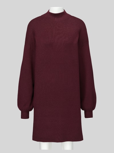 VERO MODA relaxed fit tricotjurk van viscosemix model 'NANCY' Bordeaux - 2