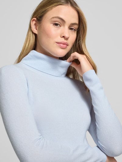 Christian Berg Woman Strickpullover aus reinem Kaschmir Hellblau 3