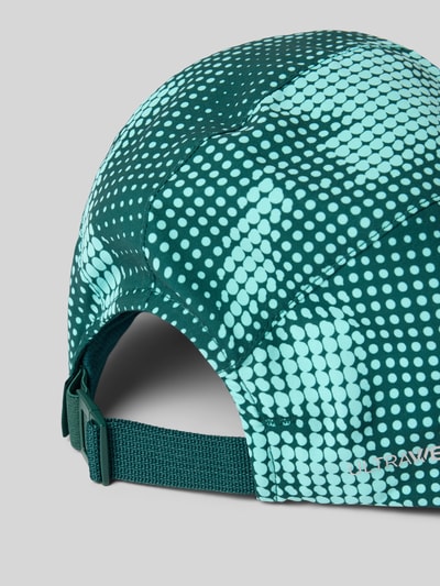 PUMA Performance Czapka z daszkiem ze wzorem na całej powierzchni model 'PUMA X HYROX' Ciemnozielony 3