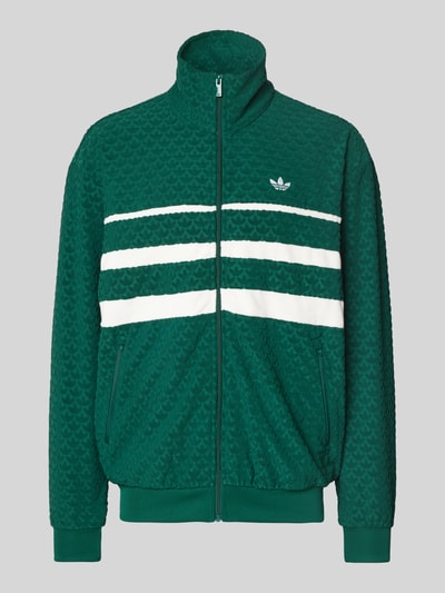 adidas Originals Bluza rozpinana ze stójką Ciemnozielony 1