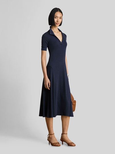 Lauren Ralph Lauren A-Linie Freizeitkleid aus Baumwoll-Mix Marine 1