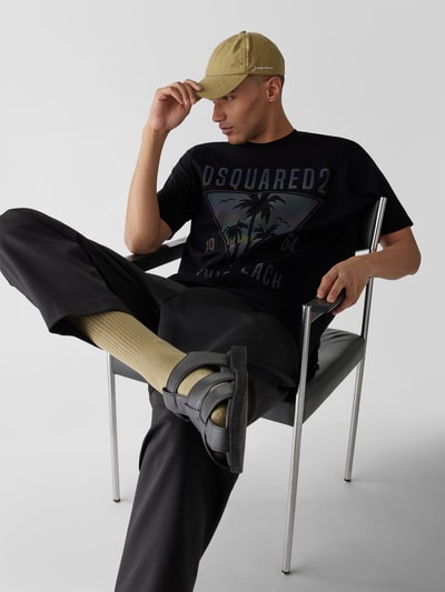 Dsquared2 T-Shirt mit Label-Prints Black 3