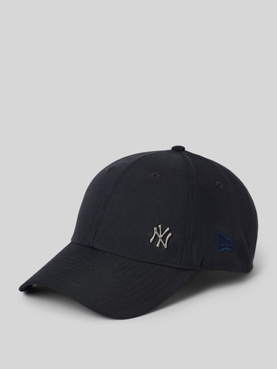 New Era Baseballpet met labeldetail Marineblauw - 1