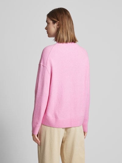 Marc O'Polo Denim Gebreide pullover met opstaande kraag Roze - 5