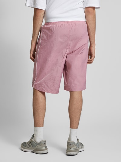 SERGIO TACCHINI Regular fit korte broek met bandplooien, model 'ISPICA' Roze - 5