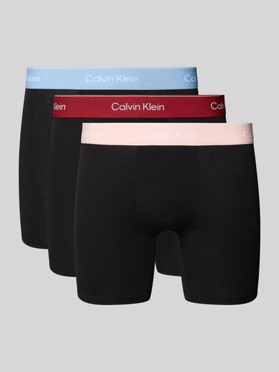 Calvin Klein Underwear Trunks im 3er-Pack mit elastischem Logo-Bund Black 1