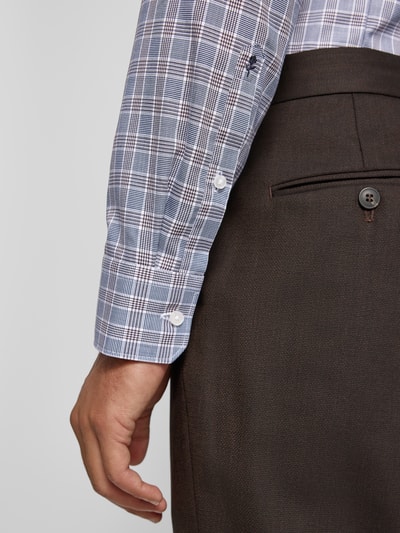 SEIDENSTICKER Slim fit zakelijk overhemd met knoopsluiting Marineblauw - 3